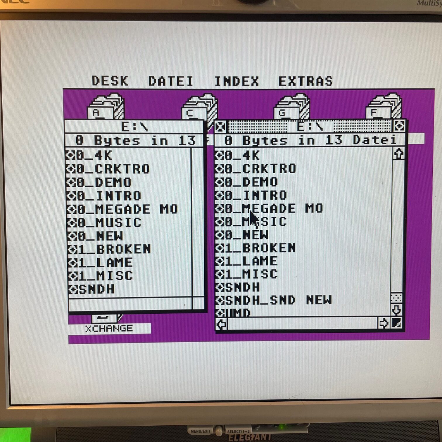 iTOS booting from the selected drive