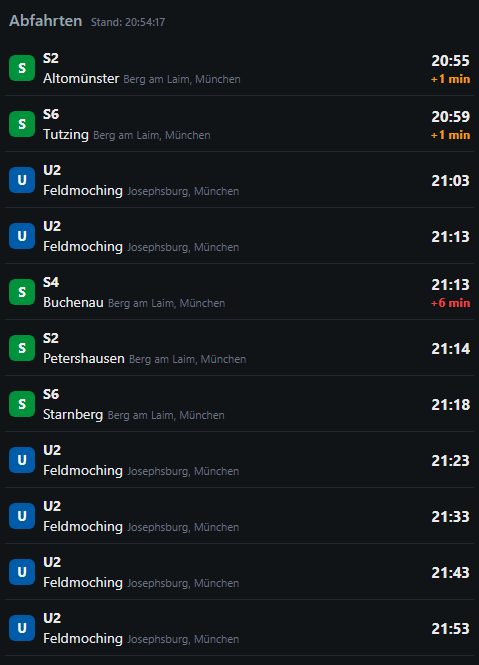 Screenshot der Webseite